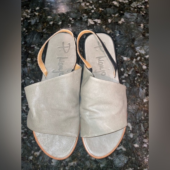 New! P. MONJO Avila Green Sandals 🤍 sz 39/ US 8-8.5 - Picture 2 of 10